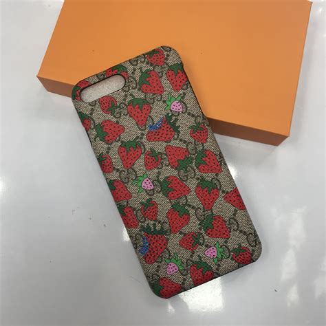 gucci phone case strawberries|Gucci Livermore Outlet.